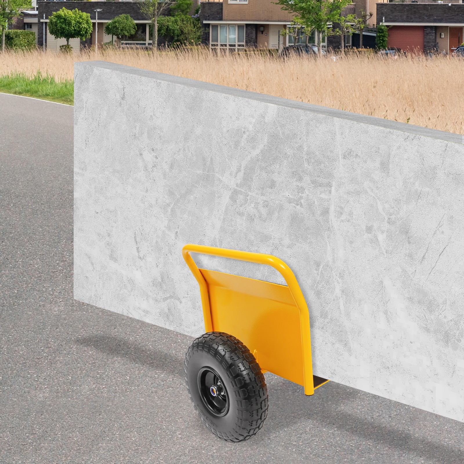 10" Wheel Panel Dolly Drywall Mover Cart for Plywood Door Window Ladder 1000 lbs