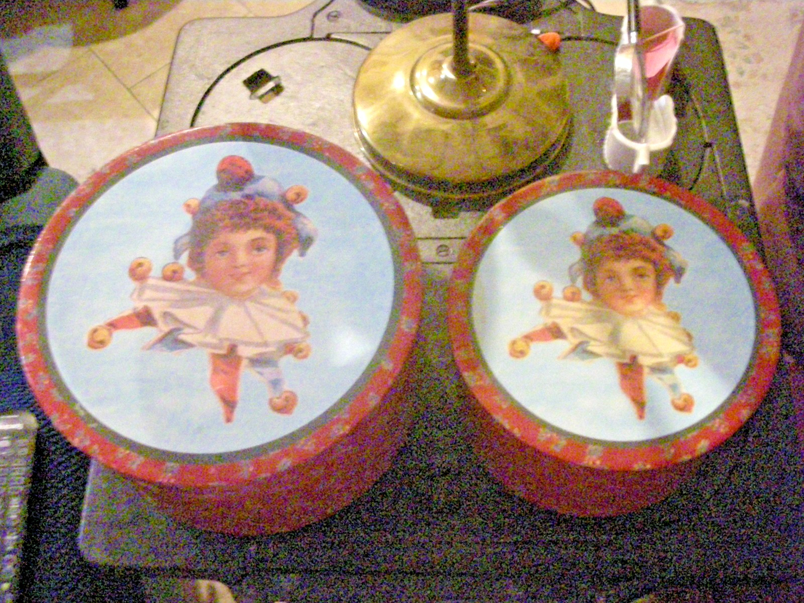 Attractive Two Boxes One inside the other, matching Festive Portrait
