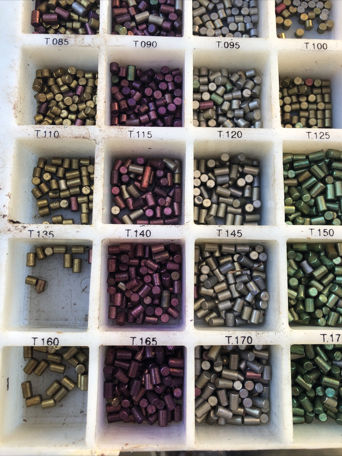ilco .005 color coded cylinder pin kit