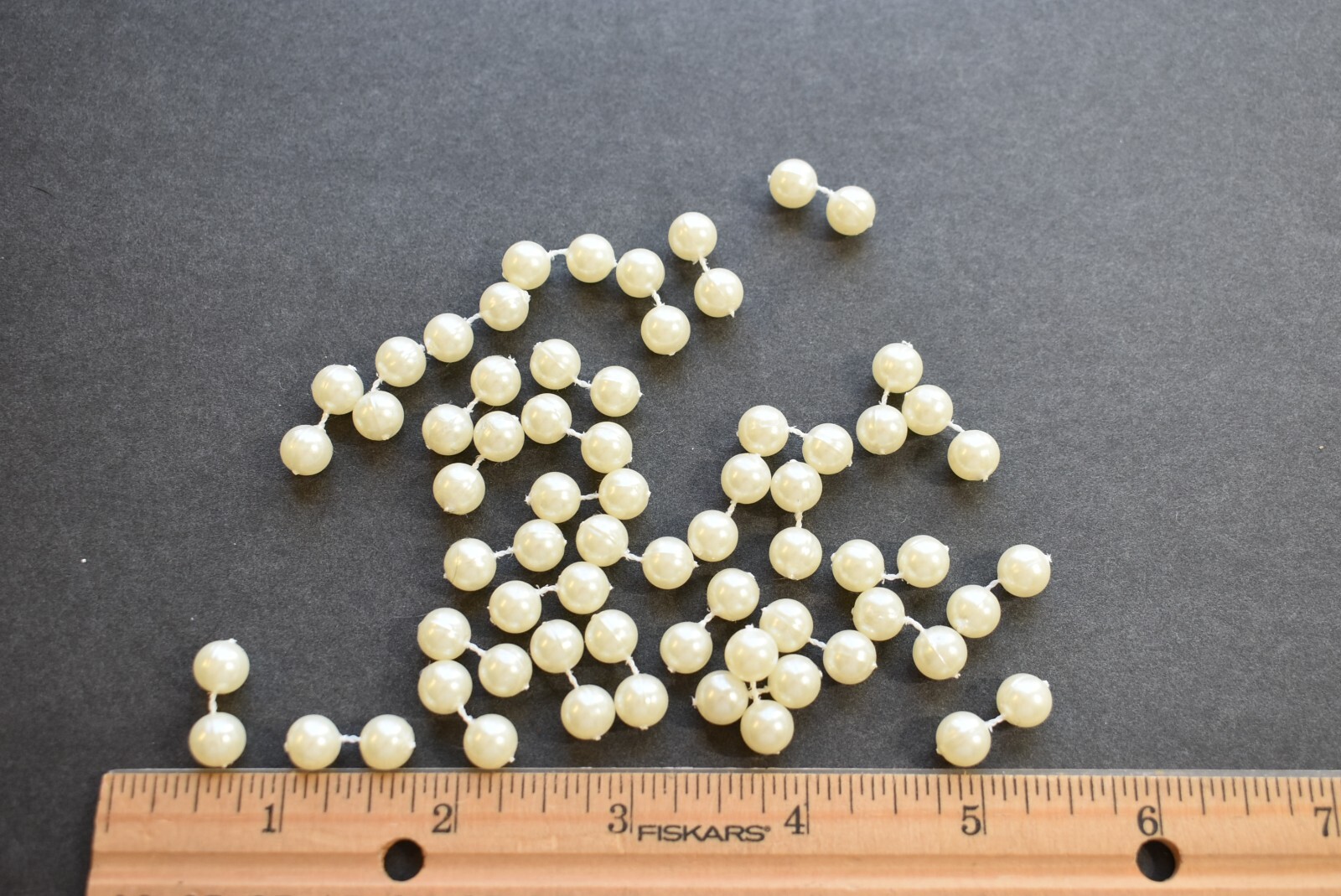30 Large 1/4" SILVER Plastic Mono Eyes for Fly Tying
