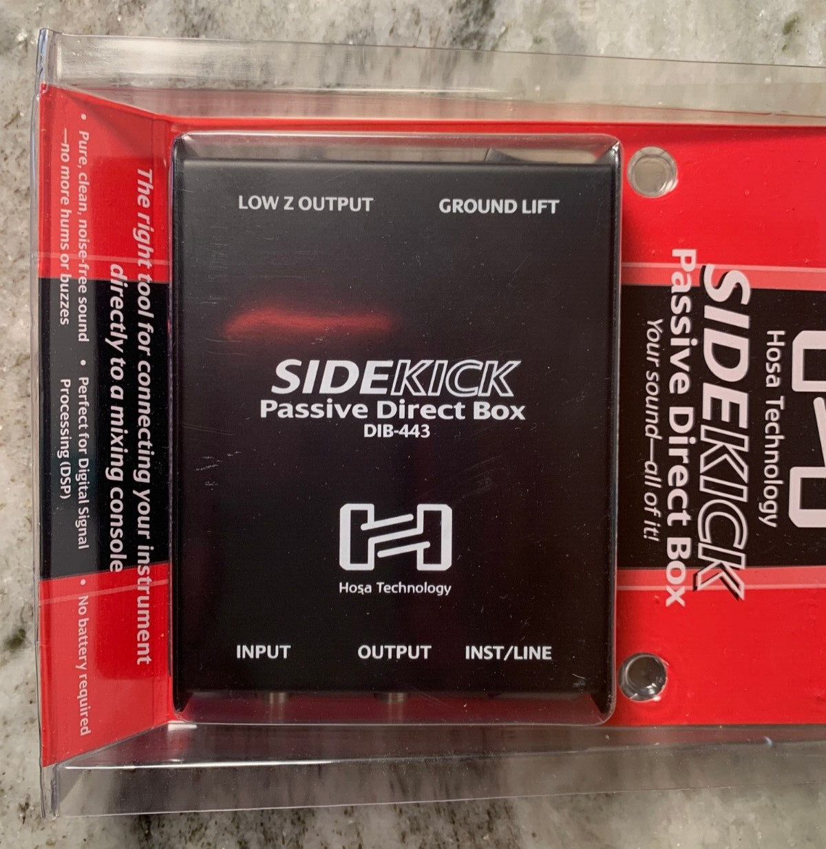 Hosa Technology Sidekick Passive Direct Box DIB-443 NOS FS