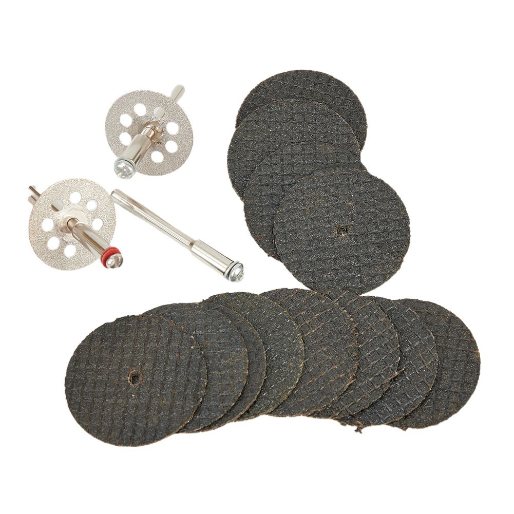 60X Cutting Disc Sanding Wheel Saw Cutter Mandrel Set Rotary Tool Accessories