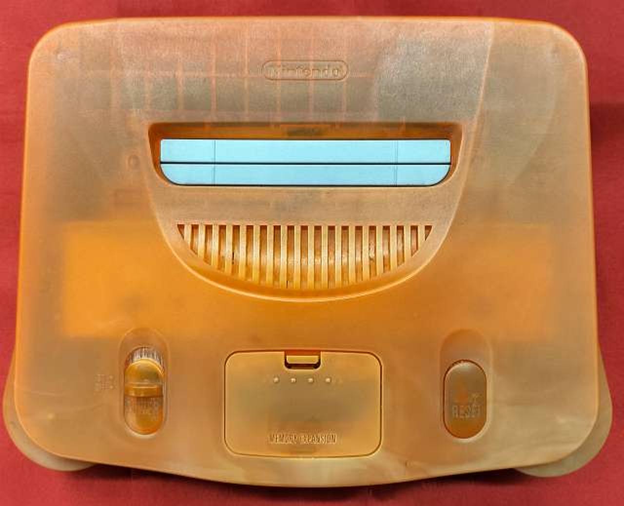 Retro Game Model Nintendo 64 Console Clear Orange NINTENDO