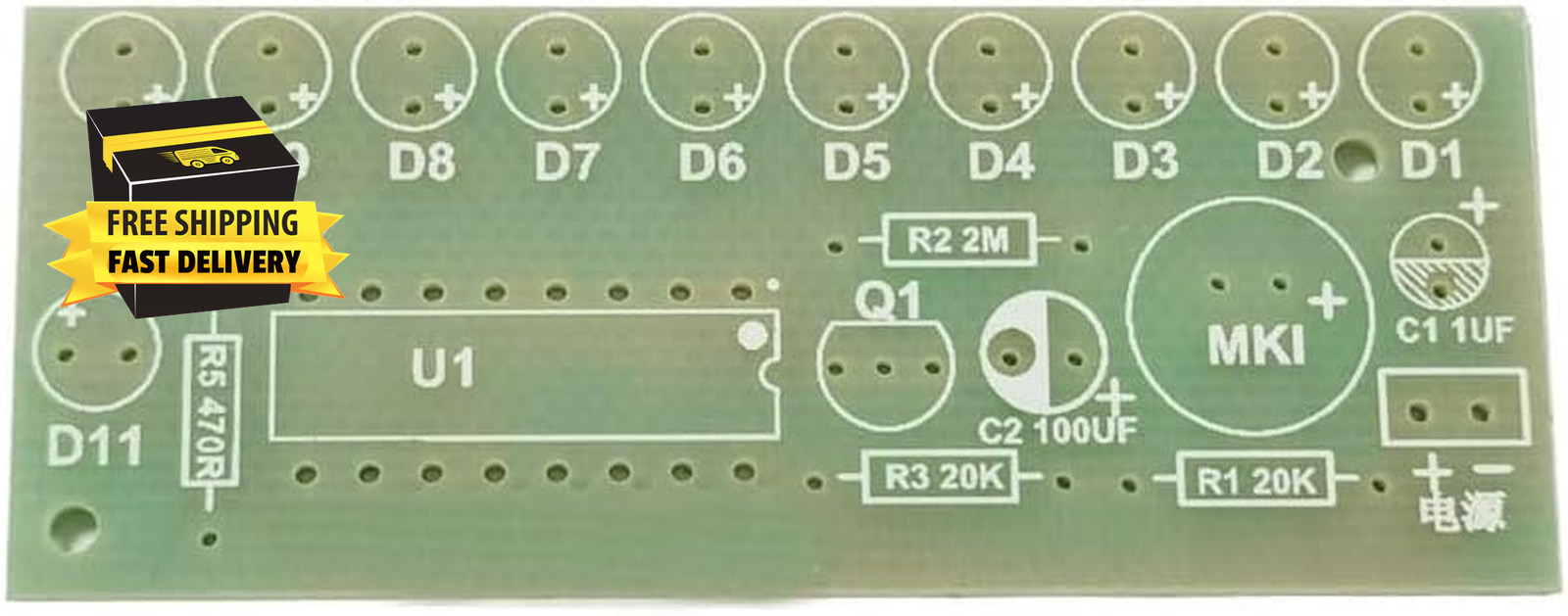 Soldering Practice Kit DIY Electronics Learning Board ⭐️⭐️⭐️⭐️⭐️