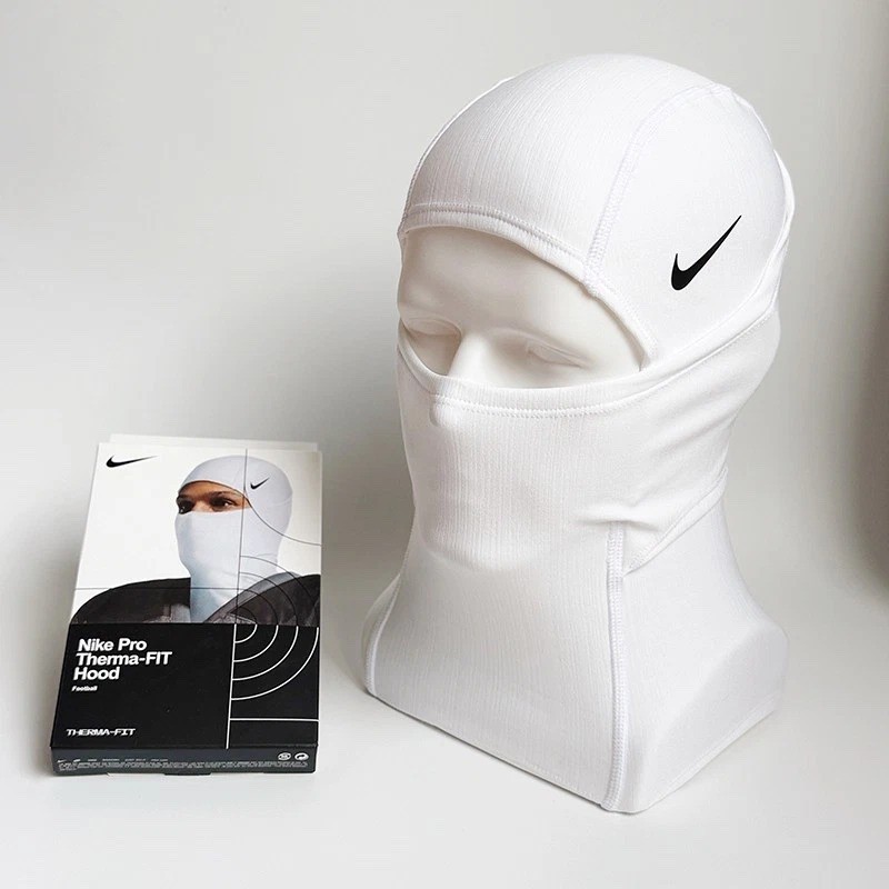 Nike Pro Therma-Fit Hyperwarm Hood Ski Mask Balaclava - [White]