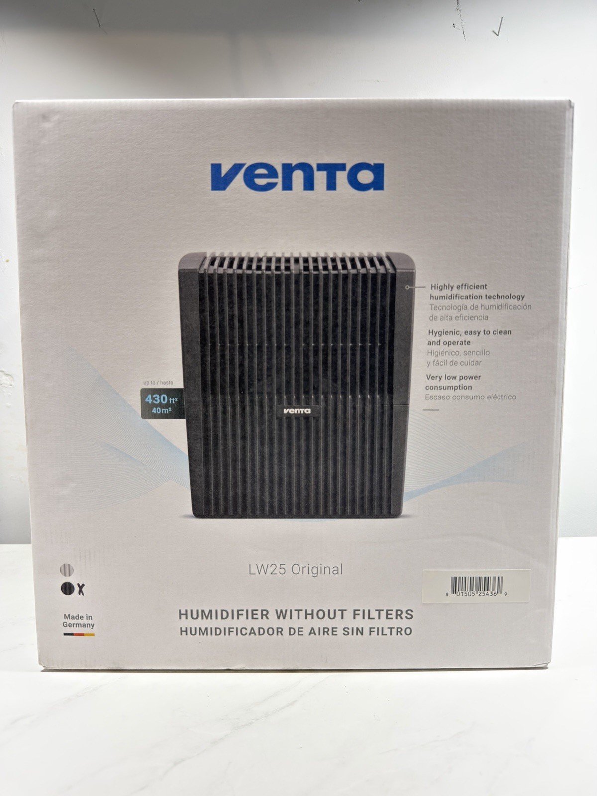 Venta LW25 Original Humidifier High Performance, Efficient, Easy, Black 1.5 Gal