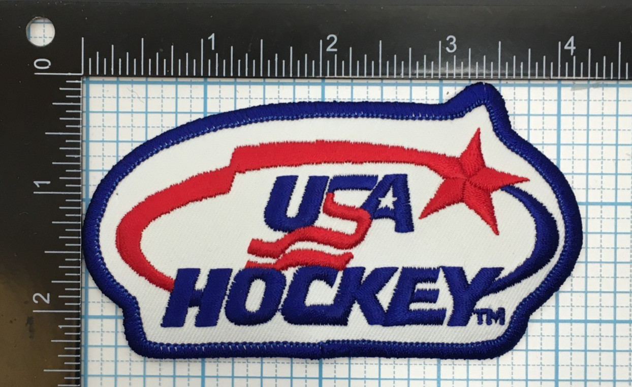 USA HOCKEY OLYMPICS MINORS AMATEUR JUNIOR VINTAGE 4.25" LEAGUE LOGO PATCH