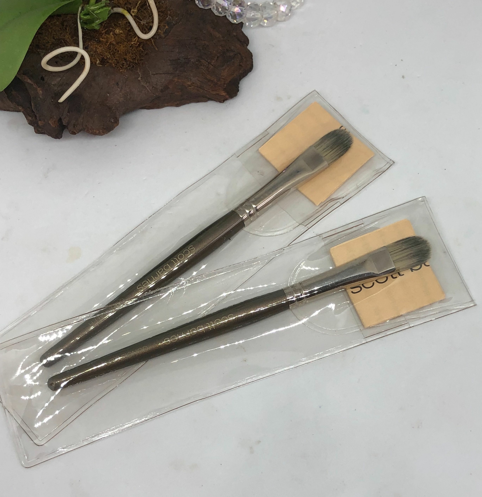 2x Scott Barnes Concealer Brush - Full Size - New