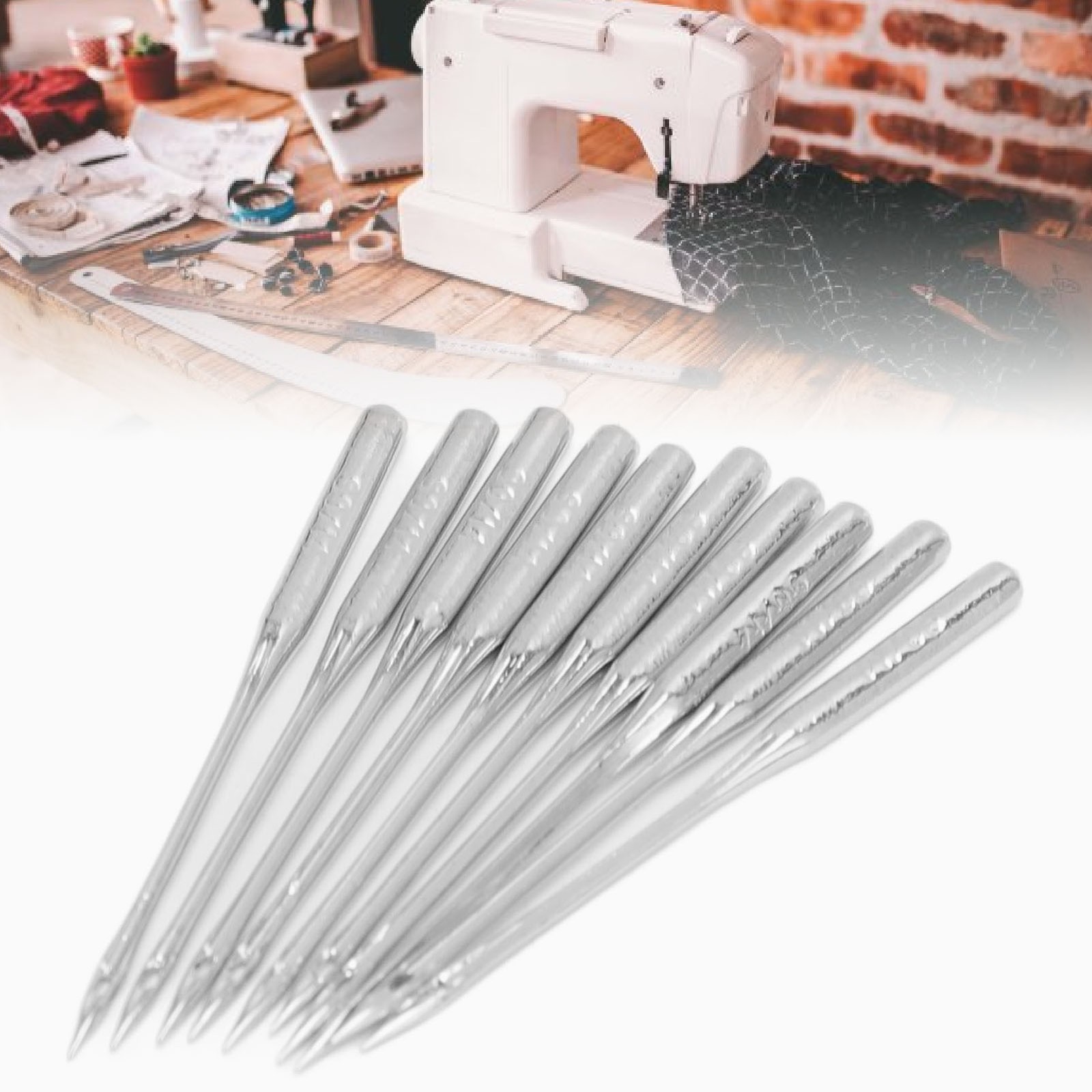 20PCS Sewing Machine Needles Stainless Steel Needle Replacement For 101 Mini