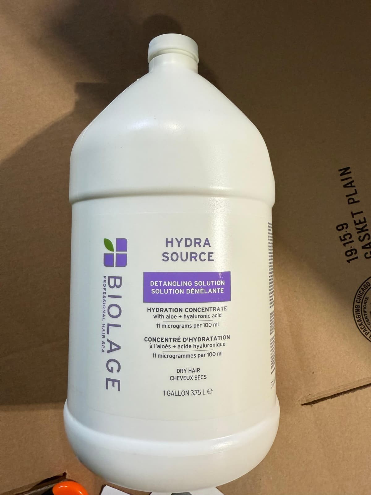 🔥✅ COMBO Matrix Biolage HydraSource SHAMPOO & DETANGLING SOLUTION Gallon 128oz