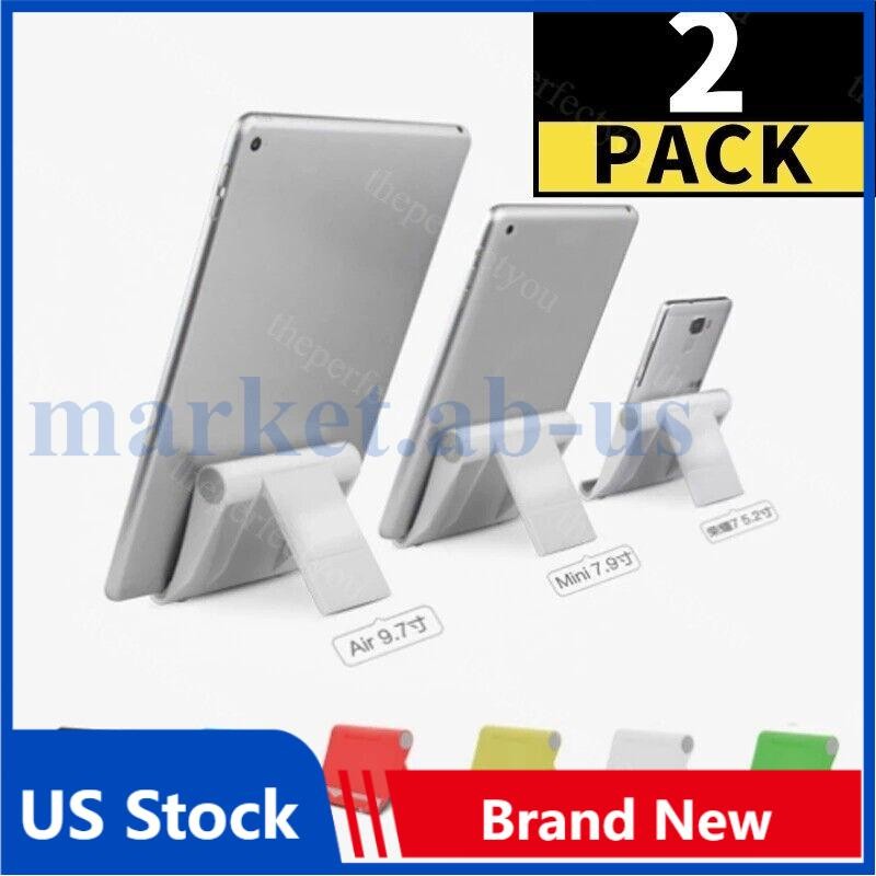 2-Pack For Universal Foldable Cell Phone Tablet Desk Stand Holder Mount Cradle