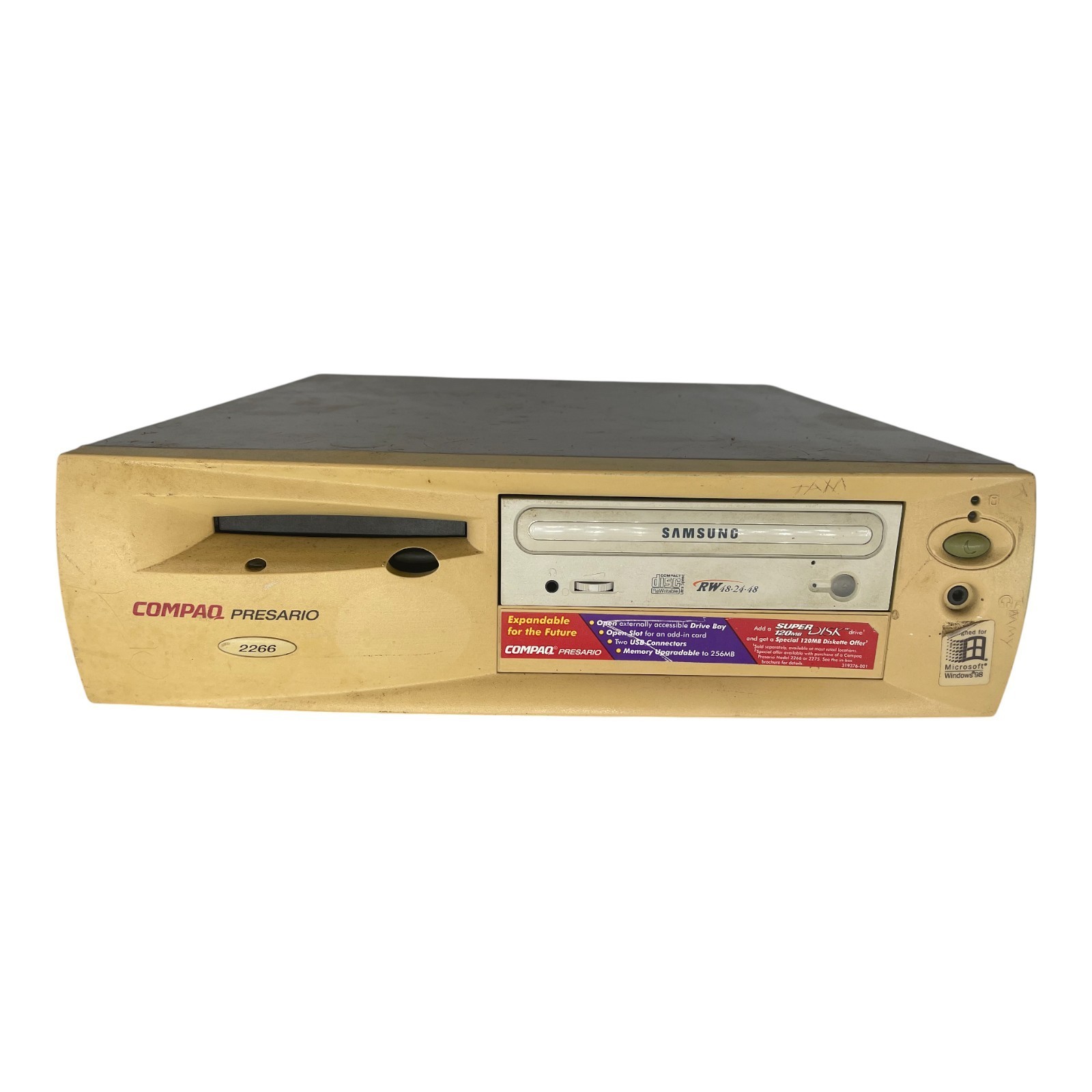Vintage Compaq Presario 2266 Desktop PC