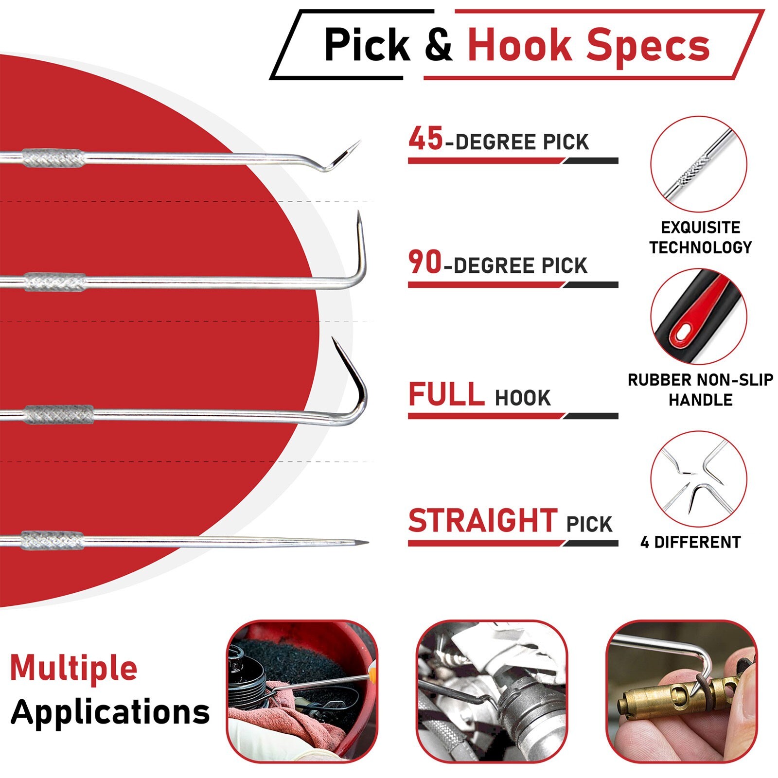 Deutsch Pin Extractor Tool Car Terminal Removal Kit Wire Connector Release