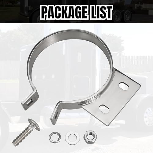 5" Stack Exhaust Clamp for Peterbilt 379 359987-993 Exhaust Stack Pipe 5 inch 1