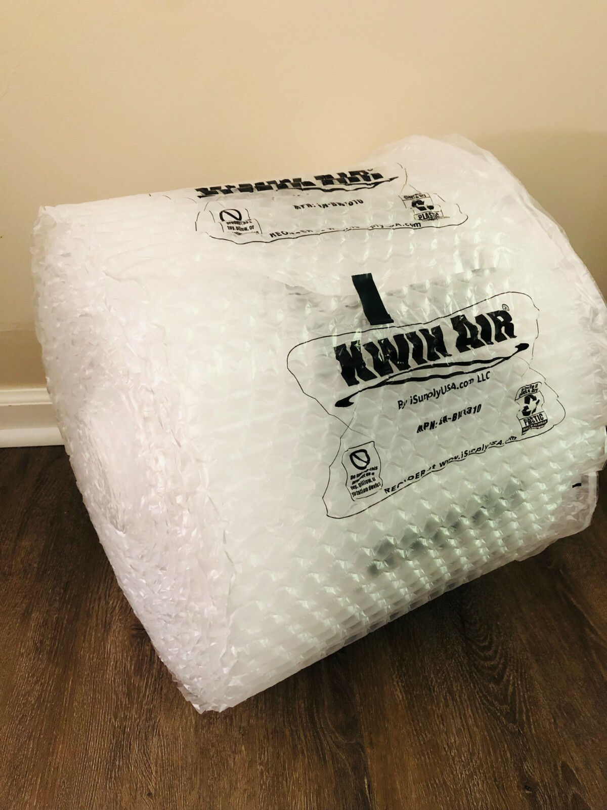 3/16" Small Bubble Cushioning Wrap Padding Roll 87'x 12" Wide Perforated 87FT