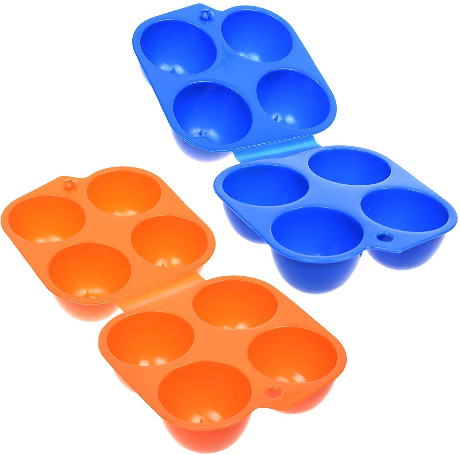AKIRO Portable Camping Carrier For 4 Eggs Case Box Kitchen Convenient Contain...
