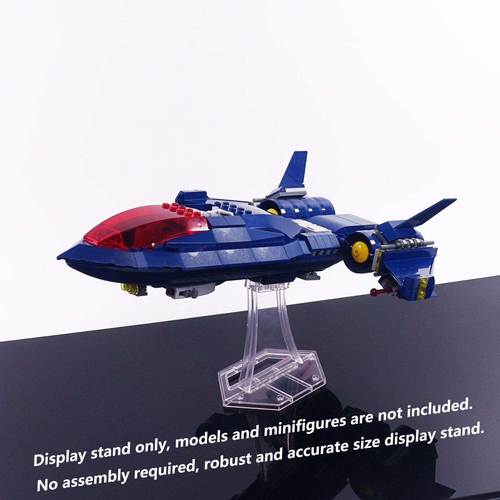 Display Stand for LEGO 76281 X-Jet, stand only no model.