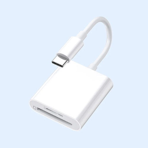 USB C SD Card Reader for Iphone 15 16/Ipad/Macbook/Mac,Type C Memory Trail Camer