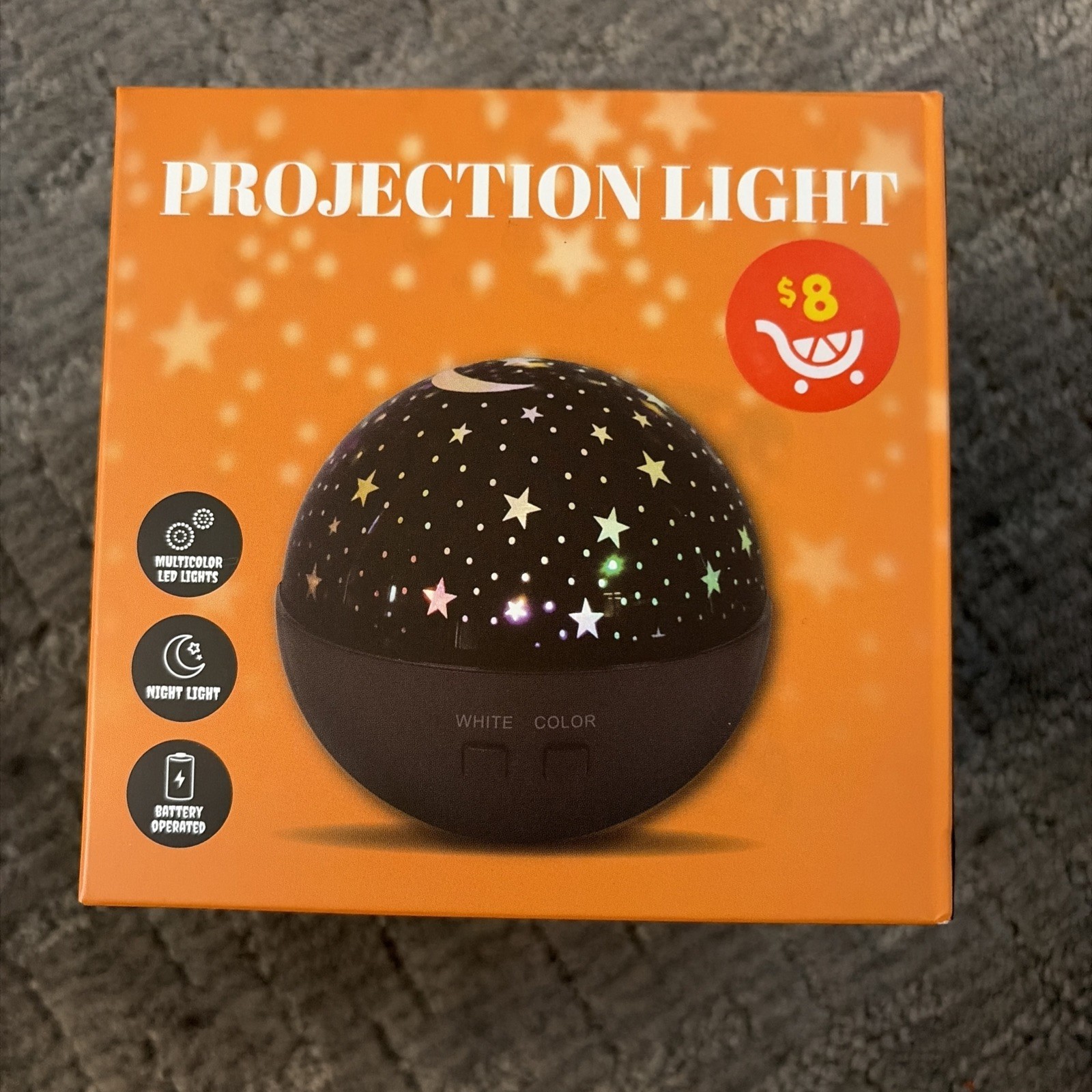 Battery Operated Project Night Light Multicolor LED Light