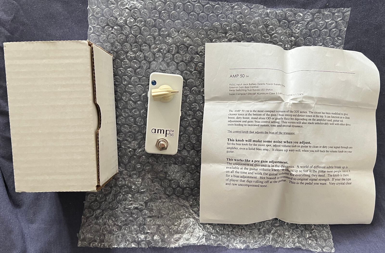 Lovepedal amp50, Box + Instructions, Tested/Working, Excellent Condition