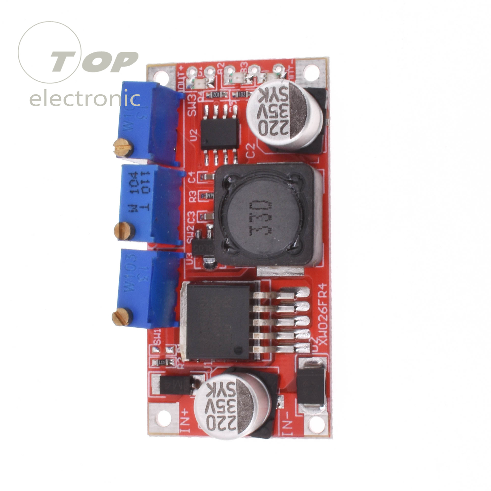 10Pcs DC-DC LM2596 Step-down Adjustable Power Supply Module CC-CV LED Driver