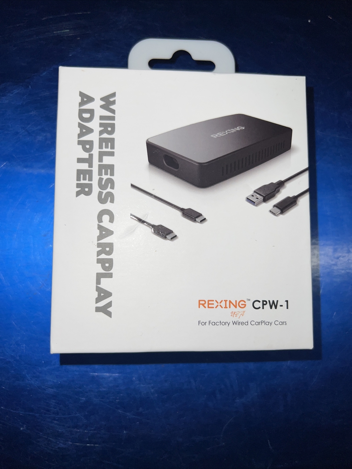 Rexing CPW-1 Wireless CarPlay Adapter - Black