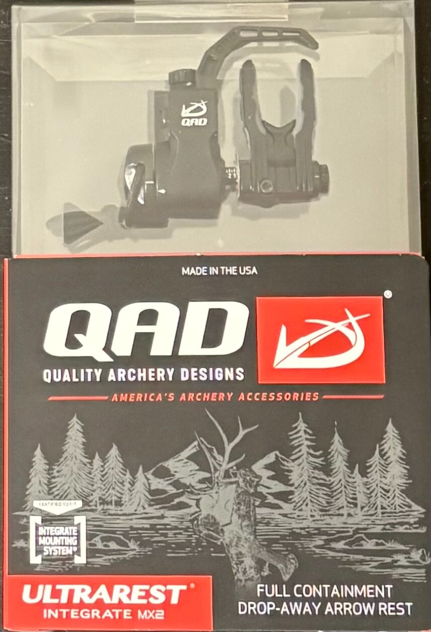 QAD Ultrarest Integrate MX2 Left Hand Arrow Rest Full Arrow Containment New
