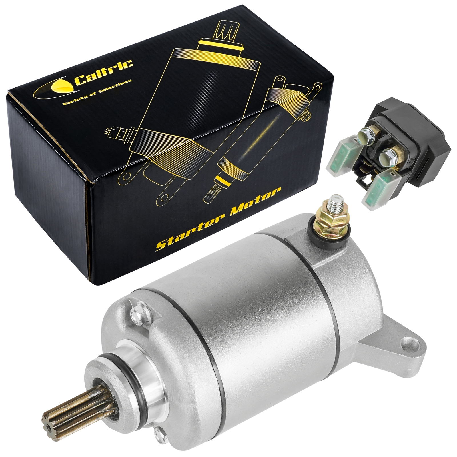 Starter & Solenoid for Yamaha YFZ450 YFZ45 YFZ 450 2004 2005 2006 2007-2013