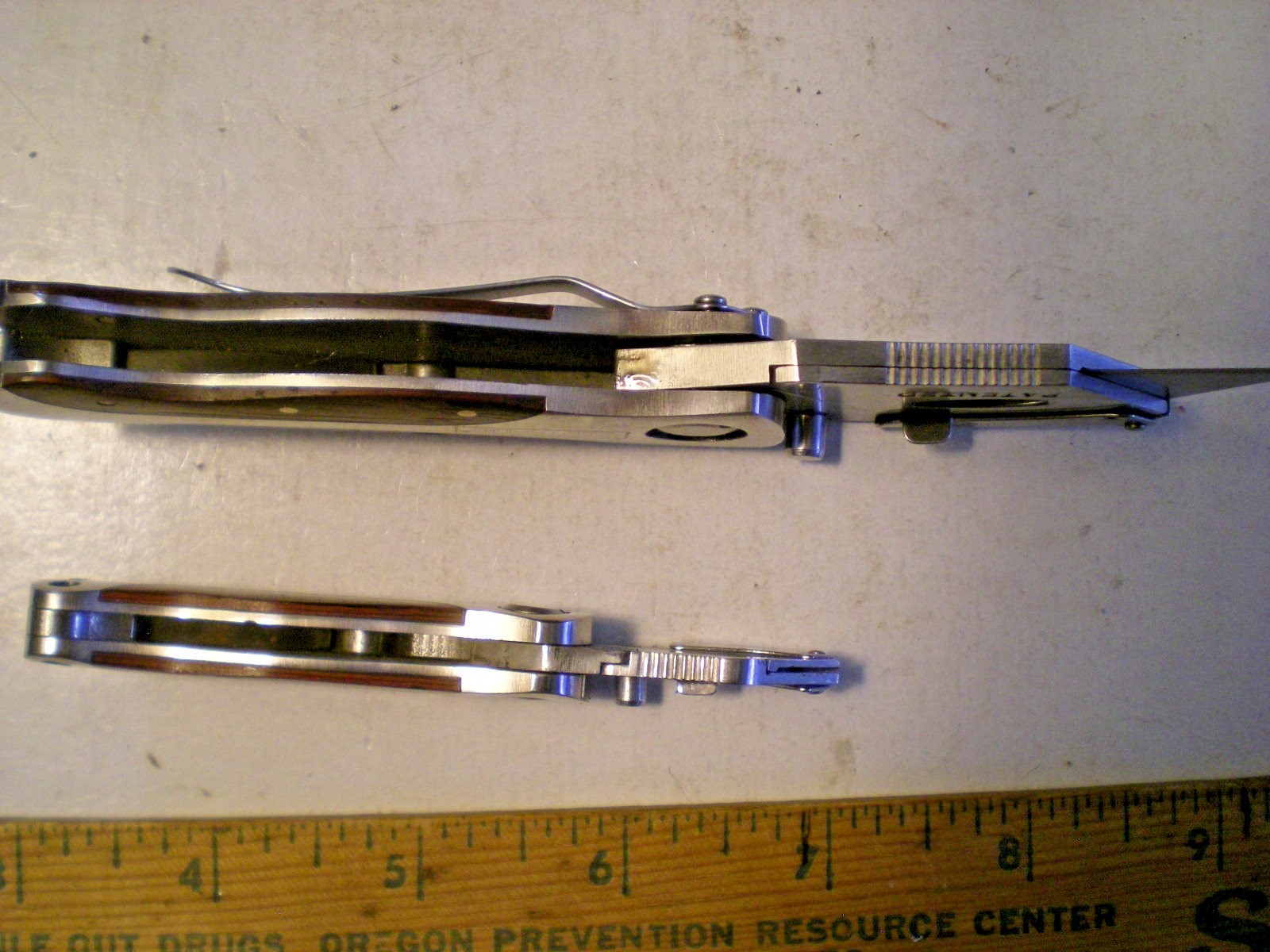 Two Craftsman Folding Razor Knives Mini And Full Size