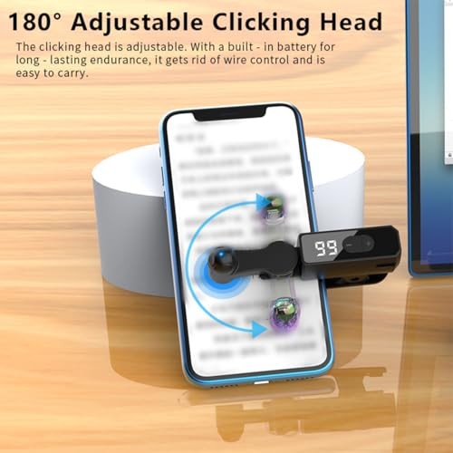 Auto Clicker for Smart Phone, Rechargeable Phone Screen Tapper, Fast Click