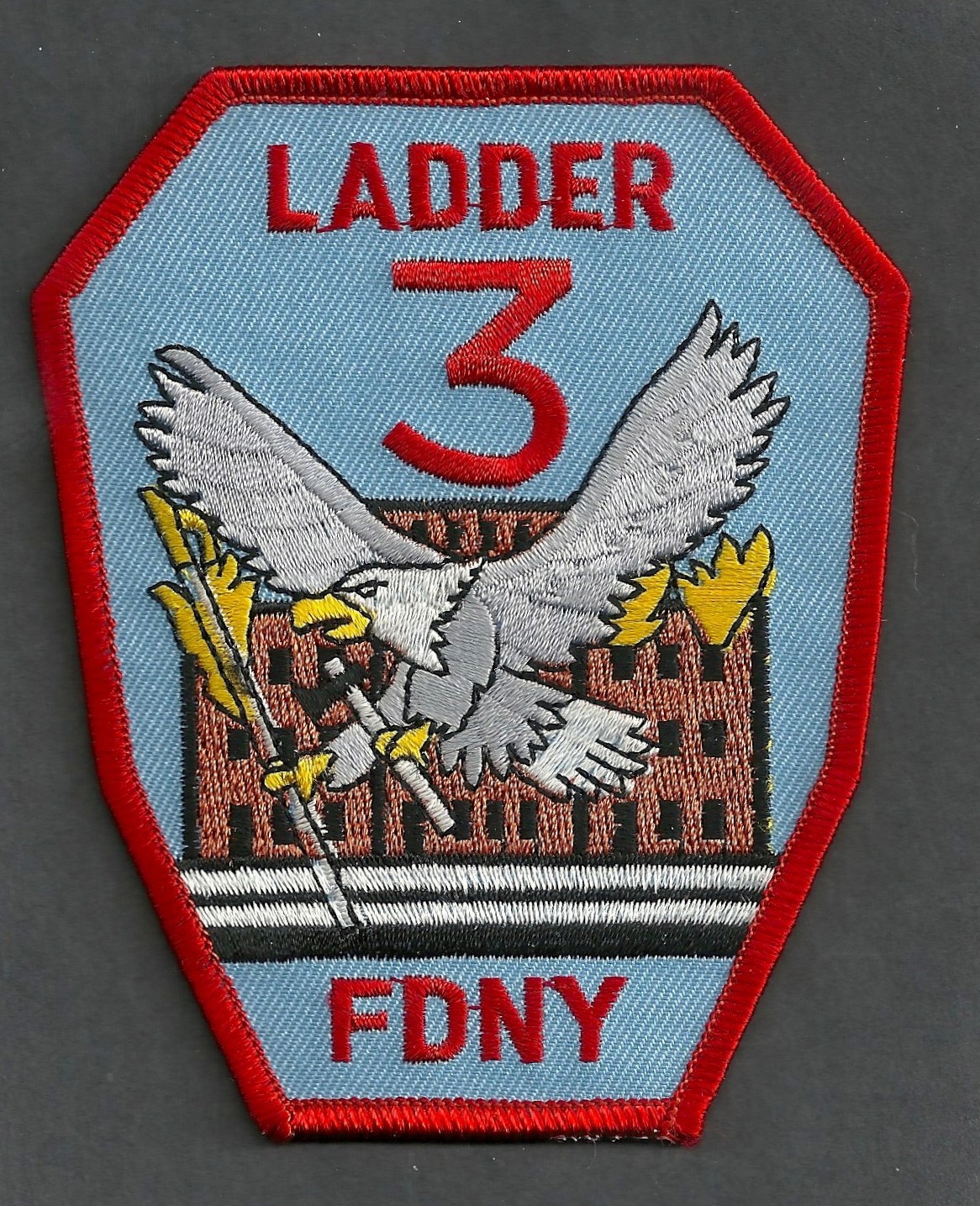 FDNY FIRE DEPARTMENT NEW YORK LADDER COMPANY 3 PATCH MANHATTAN