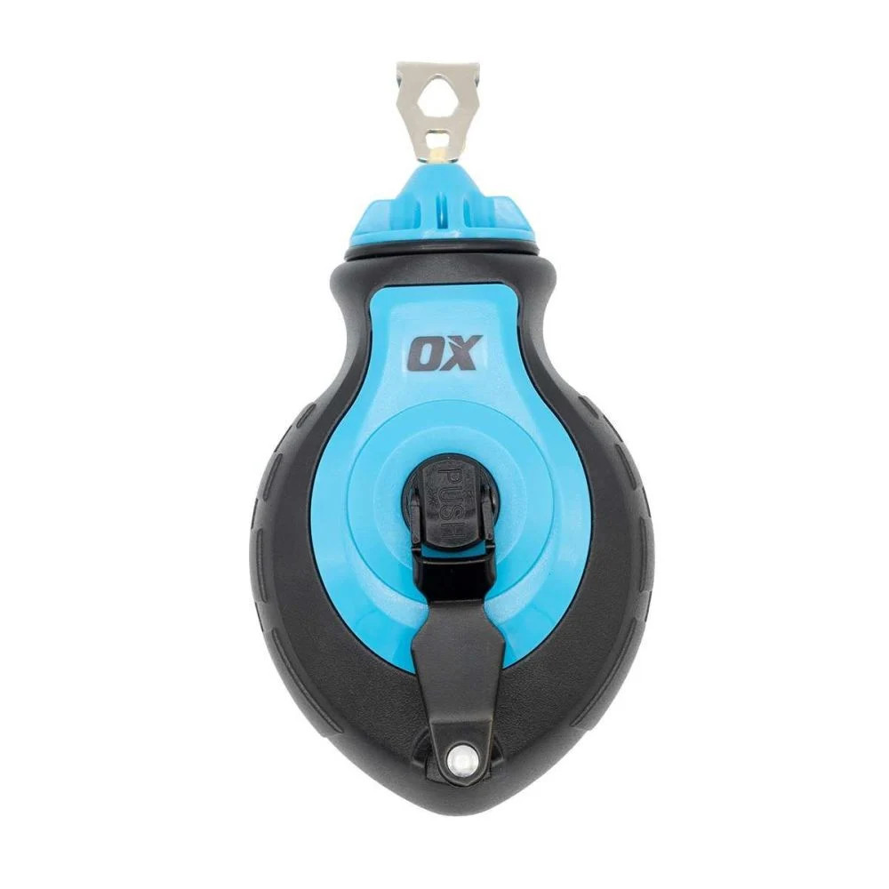 Ox Tools Pro Made With Kevlar 100 Ft. Line Aluminum 6X Gear Compact Chalk Reel