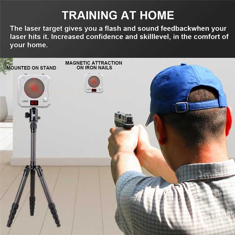 1pc 9mm Dry Fire Laser Trainer + 1pc 1352 Electronic Target