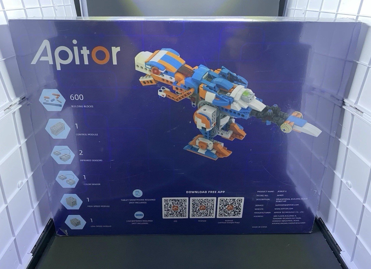 Apitor Robot X STEM Coding Kit 12-in-1 Programmable App Control Robot Sealed