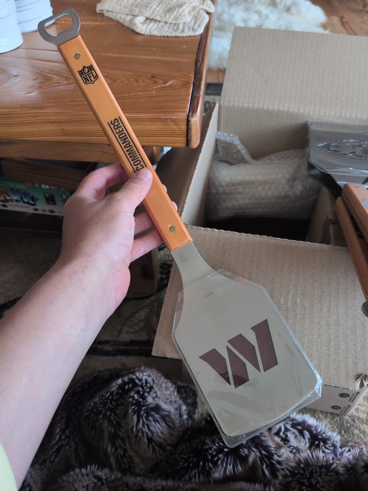 Washington Commanders Sportula Spatula Bottle Opener