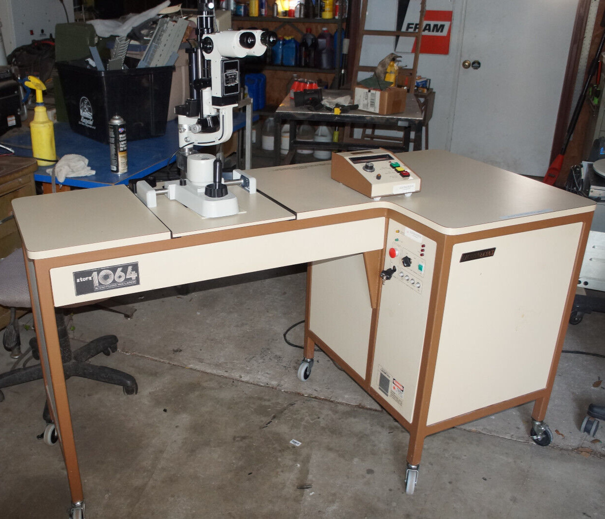 LASERMETRICS STORZ 1064 Q-Switched YAG Research Laser & TOPCON SL-5D Slit Lamp
