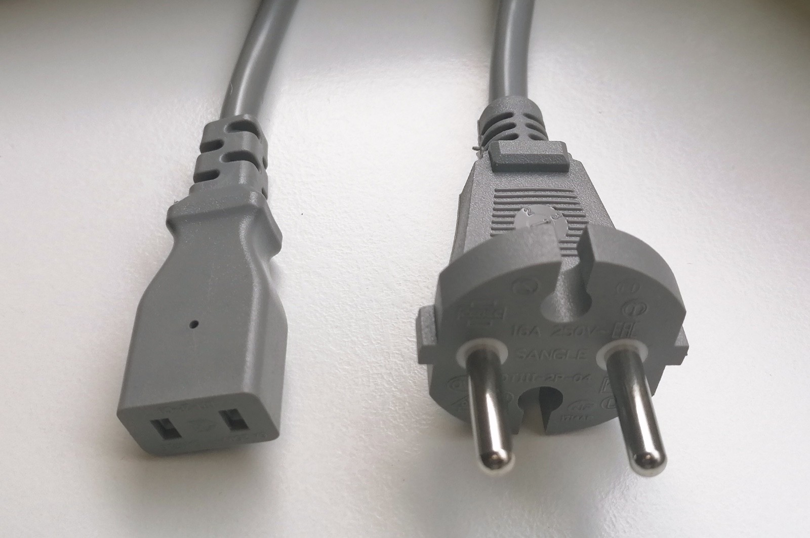 Revox Power Cord 2 Pin IEC C9 for A and B Series Power Cable VDE ENEC Certificate
