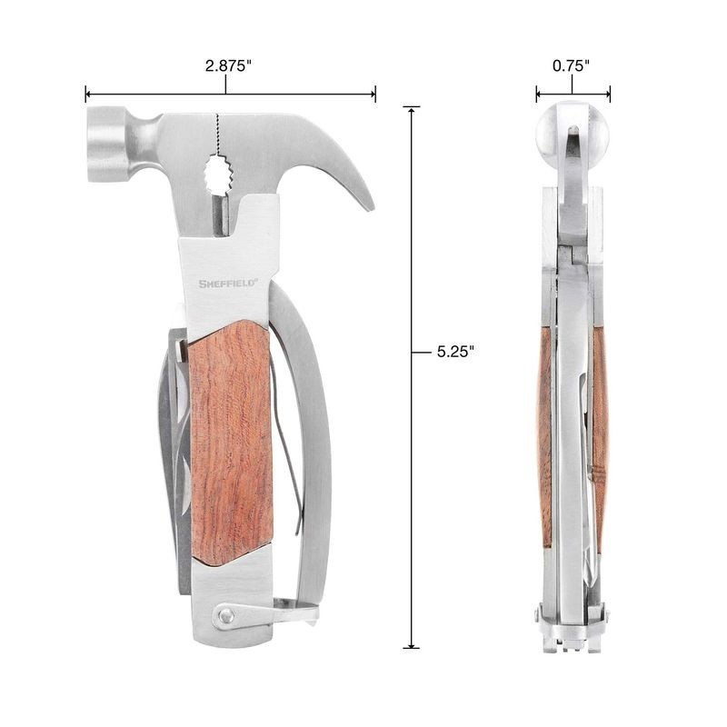 Sheffield 12913 14-in-1 Hammer Multi Tool, New