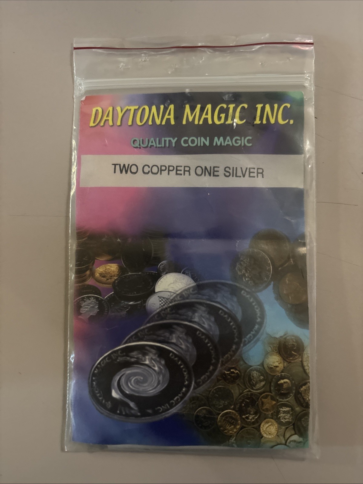 Daytona Magic Inc Two Copper One Silver Magic Trick Vintage