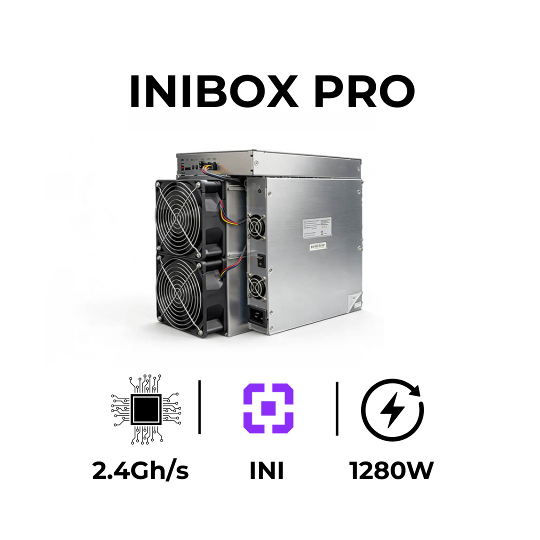 INICHAIN ASIC Miner 2.4GH/s – INIBOX PRO – 1280W New and in original...