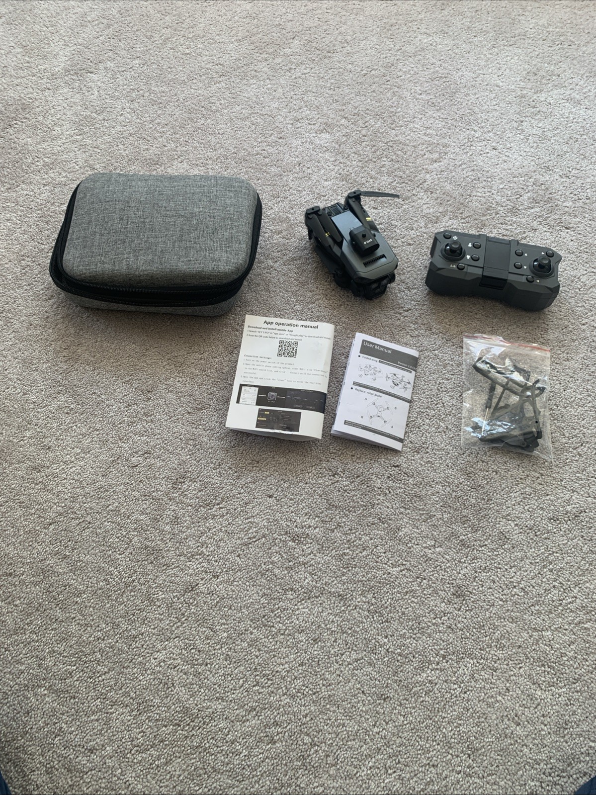 Generic HD video recording Compact Quad Drone | Tested, Works READ