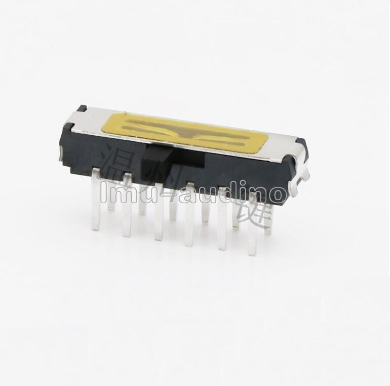10PCS MINI slide switch 4P2T DIP slide 12pin 2 position mini toggle switches NEW