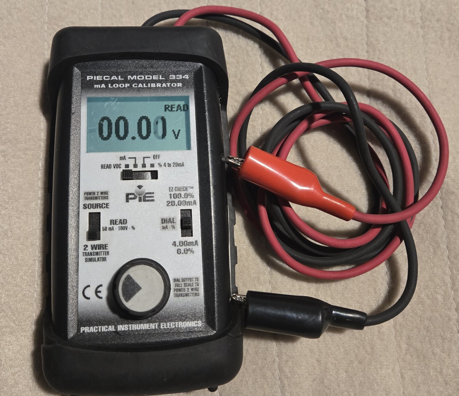 PIE Piecal 334 4-20 mA Loop Calibrator