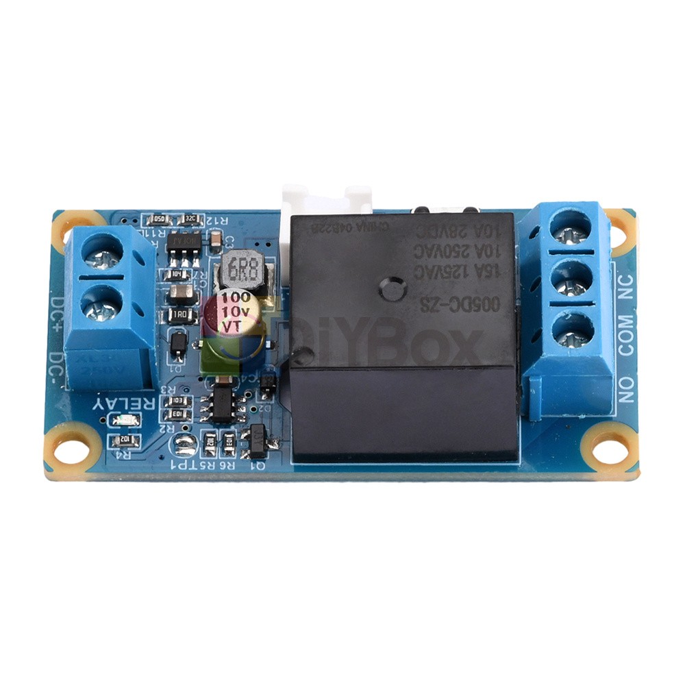 DC 5-28V Wide Voltage 1-Channel Single Button Bistable Self-Locking Relay Module