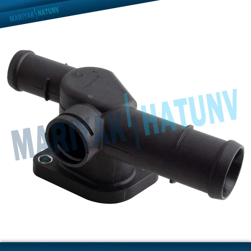 90° Rear Engine Coolant Water Outlet For VW Jetta 2011-2018 L4 2.0L Manual Trans