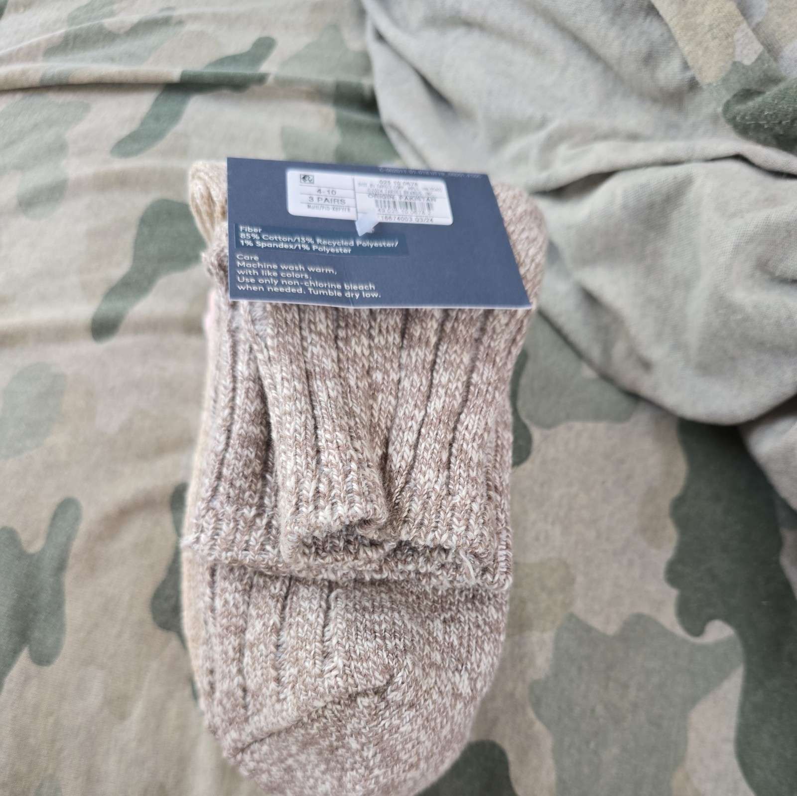 Universal Thread Goods Co. Ankle Socks Cotton Blend 3 Pairs 4-10 Size