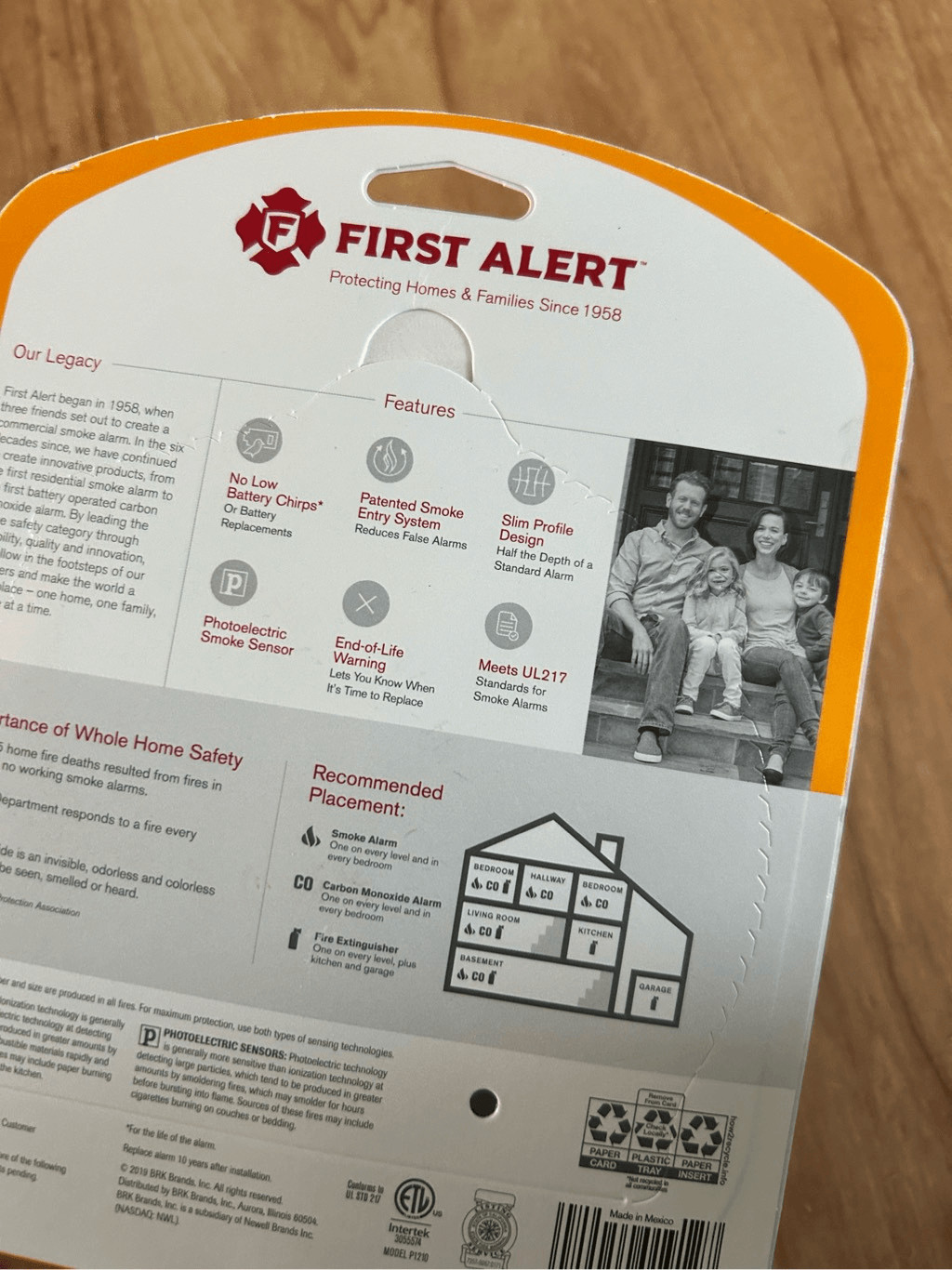 First Alert Smoke Detector smoke alarm two