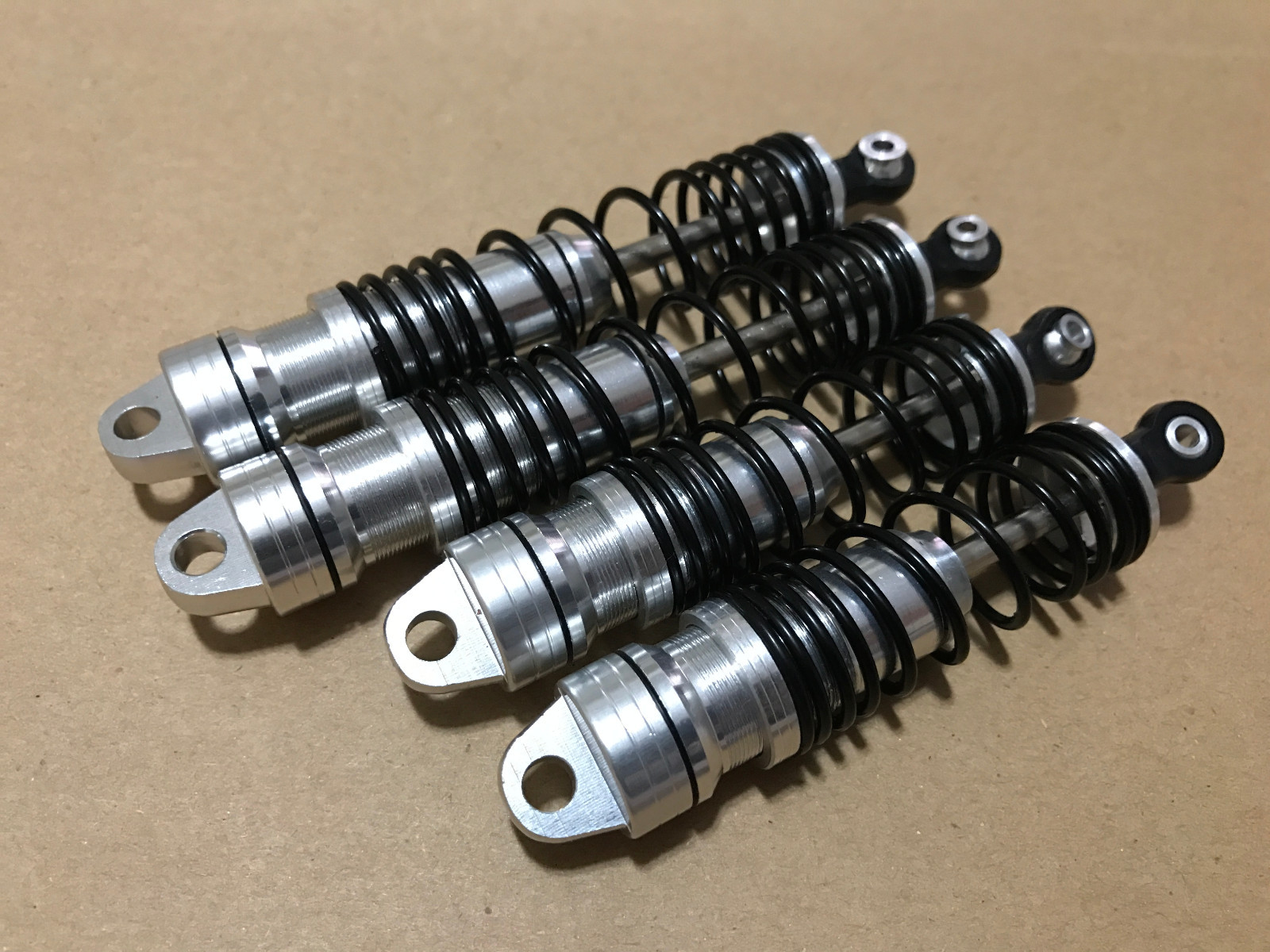 BIG BORE ALUMINUM Shock For Traxxas Rustler VXL 2WD XL5 Silver!!