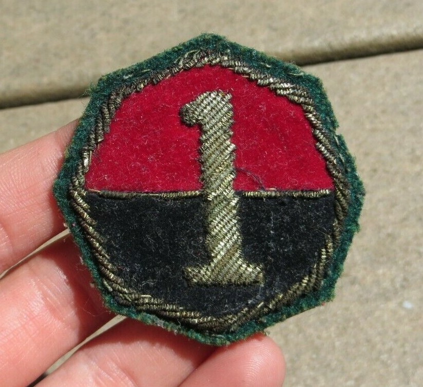 1st First ROK Army PATCH South Korea Military Insignia Shoulder Patch Bullion
