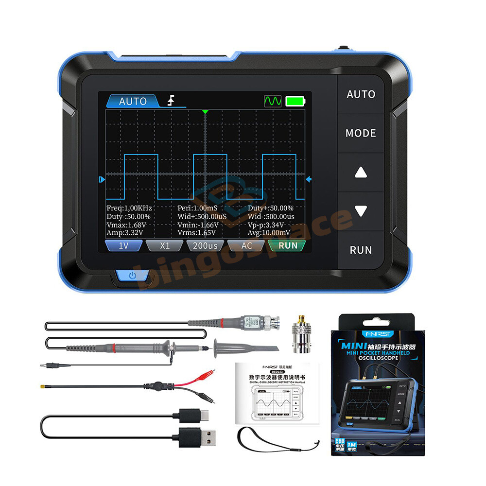 FNIRSI DSO152 DSO153 DSO510 Handheld Digital Oscilloscope Portable Oscilloscope
